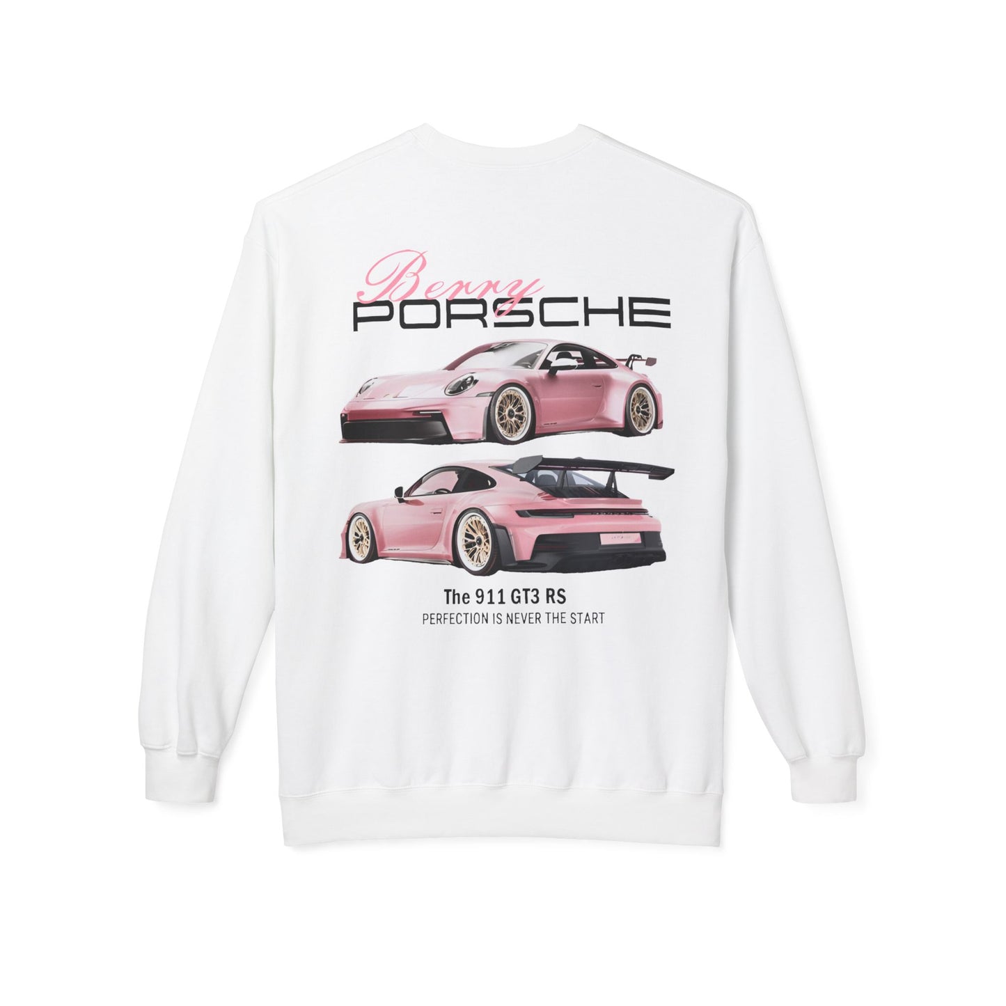 PORSCHE GT3RS ROSA-Sudadera sin capucha