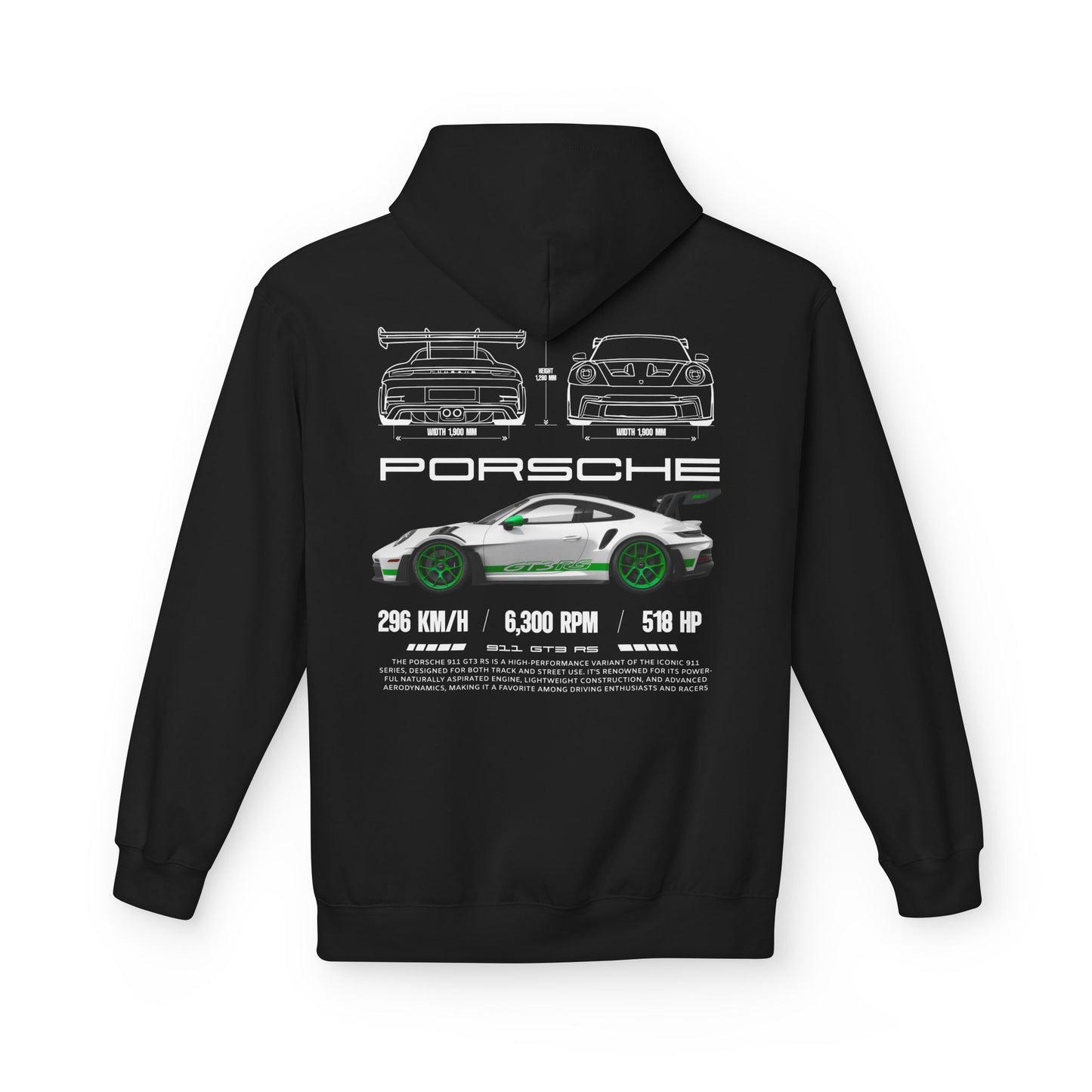 PORSCHE 911 GT3 RS-Sudadera